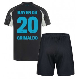 Bayer Leverkusen Alejandro Grimaldo #20 Tredje Kläder Barn 2024-25 Kortärmad (+ Korta byxor)